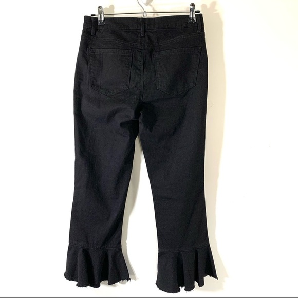 Black Daisy Cha Cha Black Cropped Jeans - Picture 6 of 10